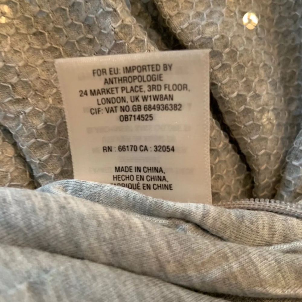 Anthropologie sequin Jumpsuit Women Silver Gray Stretch Coastal Disco Occasion - Picture 10 of 16